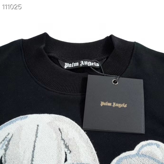 Palm angels bear patch sweatshirt tags detail