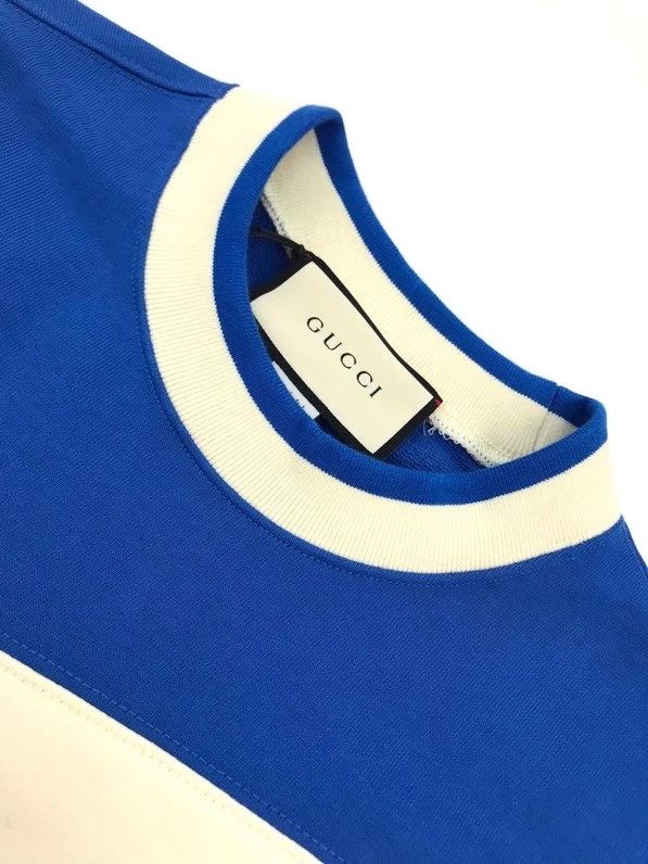 Blue Gucci Sweater tags presentation image